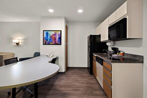 Suite, 1 Queen Bed with Sofa bed, Accessible, Non Smoking | Premium bedding, desk, laptop workspace, blackout curtains - MainStay Suites Salt Lake City Fort Union (Salt Lake City)