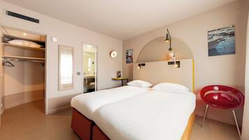 Standaard kamer, 2 eenpersoonsbedden | Luxe beddengoed, pillowtop-bedden, geluiddichte muren