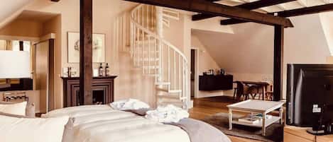 Suite, 2 camas dobles (Guenter Grass) | 1 dormitorio, ropa de cama hipoalergénica, caja fuerte