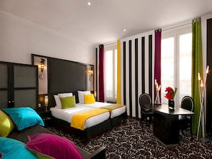 Tremannsrom | Sengetøy av topp kvalitet, safe på rommet, skrivebord og lydisolert