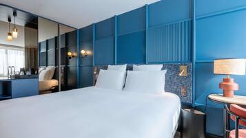 Chambre, 1 lit double, terrasse | Literie de qualité supérieure, matelas Select Comfort