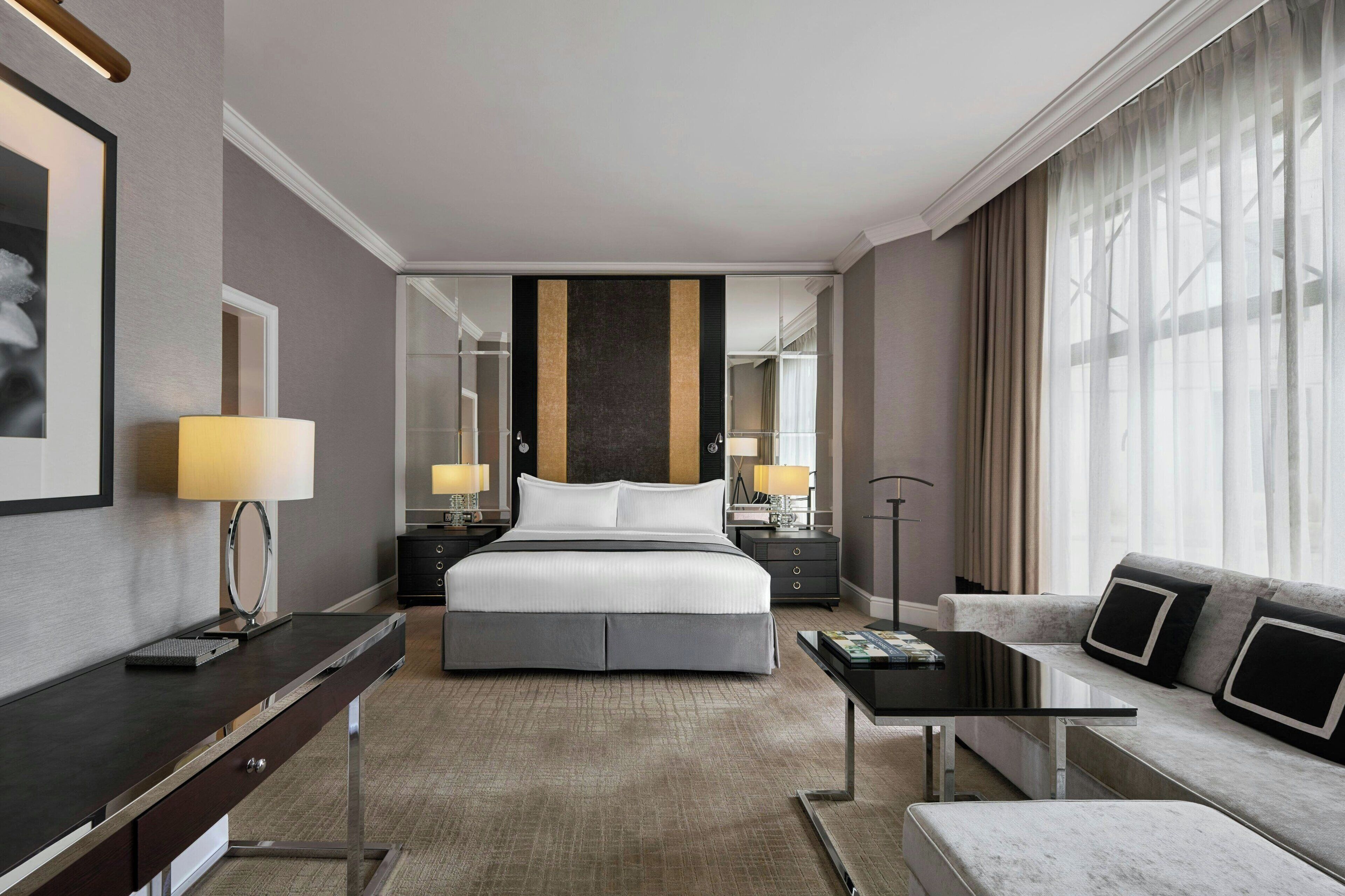 Premium bedding, minibar, in-room safe, desk