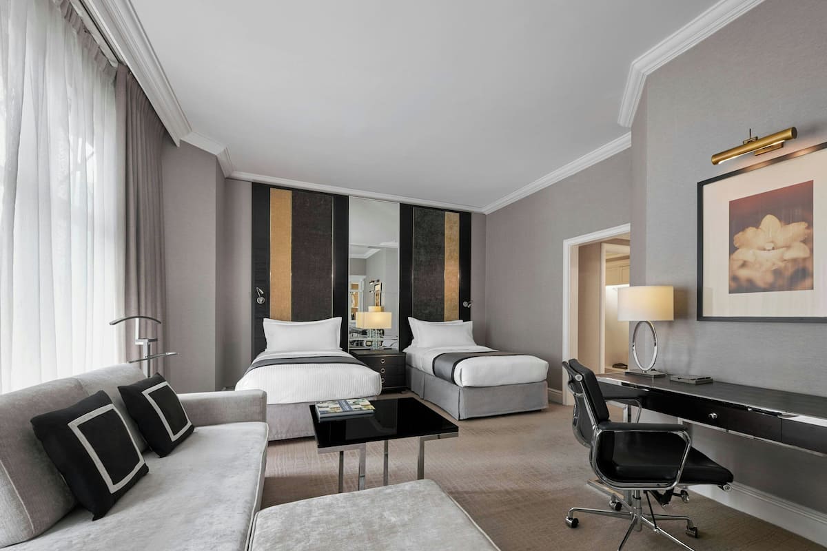 Premium bedding, minibar, in-room safe, desk