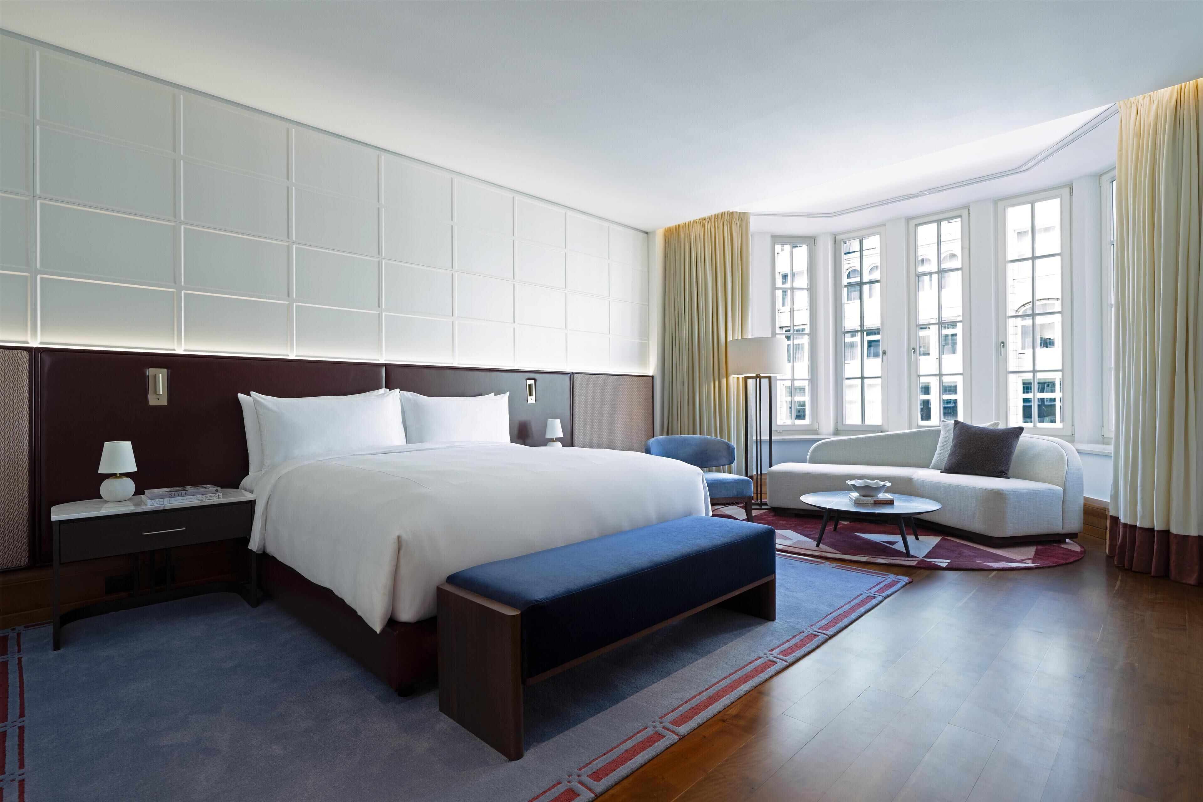 Executive Suite, Multiple Beds | Premium bedding, minibar, in-room safe, desk