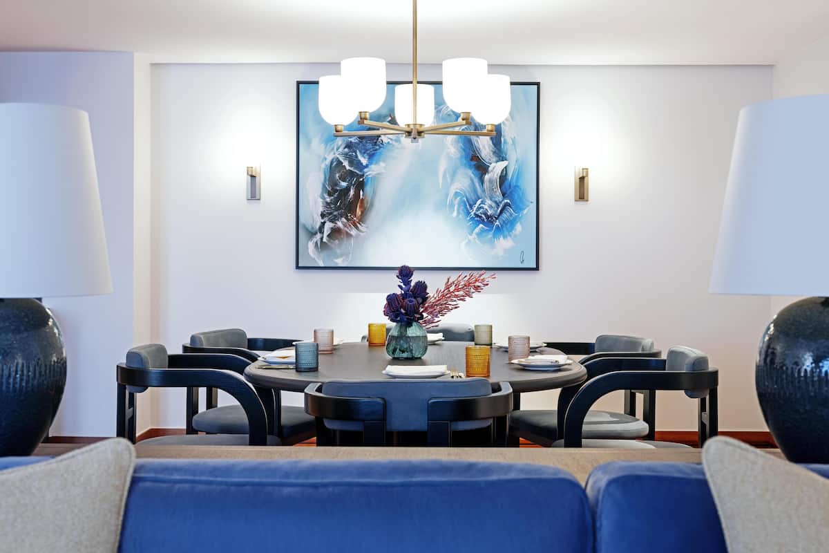 Suite, 1 King Bed | Living area | Flat-screen TV, pay movies, MP3 dock