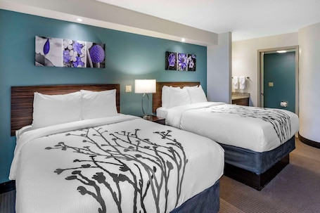 Standard Double Room, 2 Double Beds, Non Smoking | Desk, laptop workspace, soundproofing, iron/ironing board. Sleep Inn Clearwater - St Petersburg