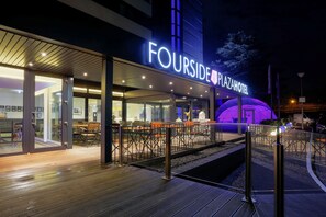 Front of property – evening/night