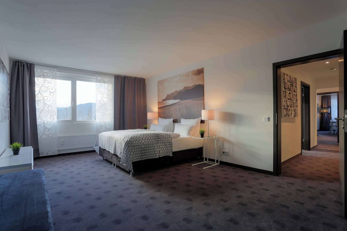 in-room safe, individually furnished, desk, blackout curtains