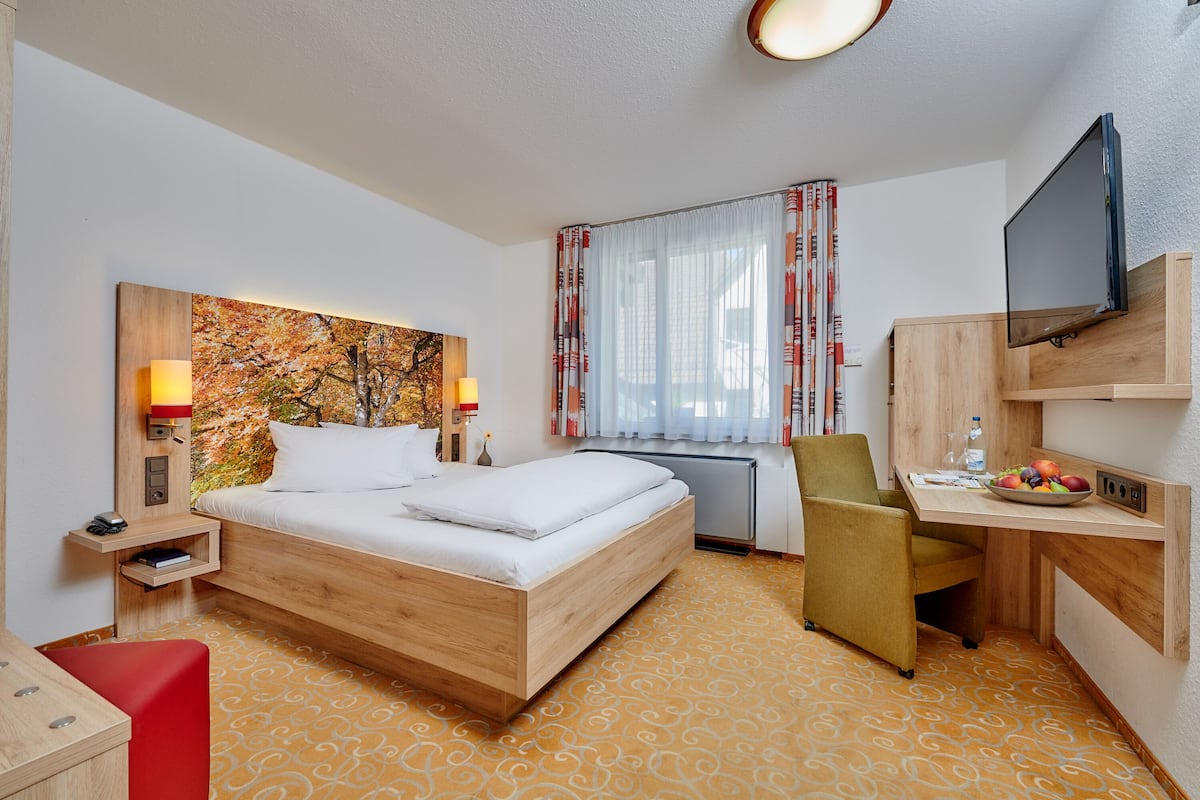 business double room | 1 bedroom, hypo-allergenic bedding, minibar, in-room safe