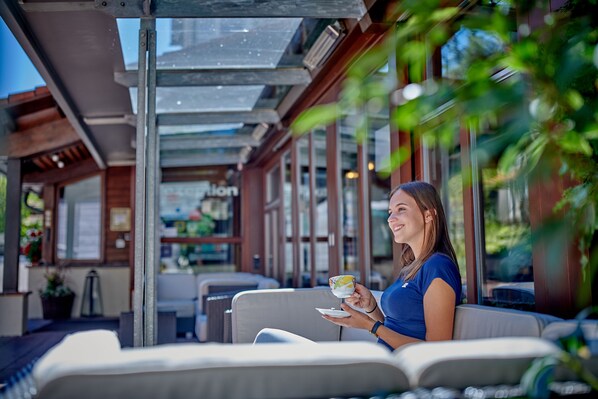 Sitteområde i lobbyen