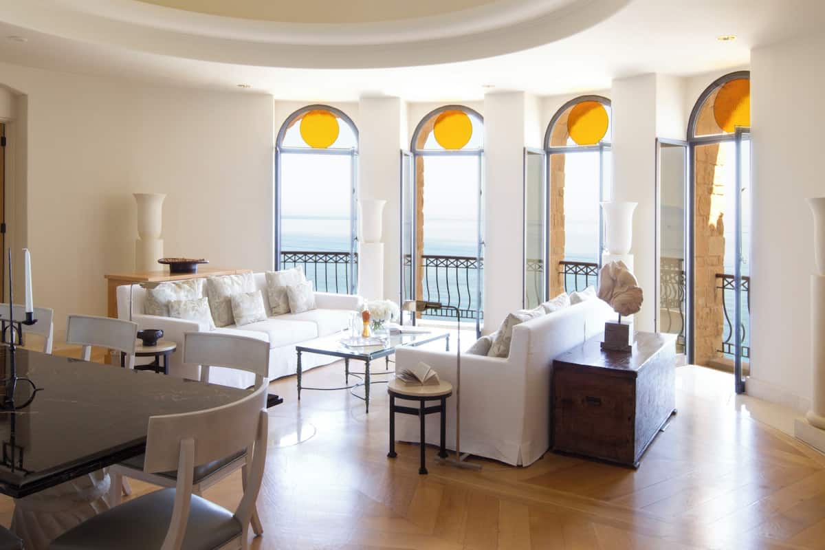 Anax Suite - Two Bedroom | Living area | 43-inch Smart TV with satellite channels, Netflix, streaming services