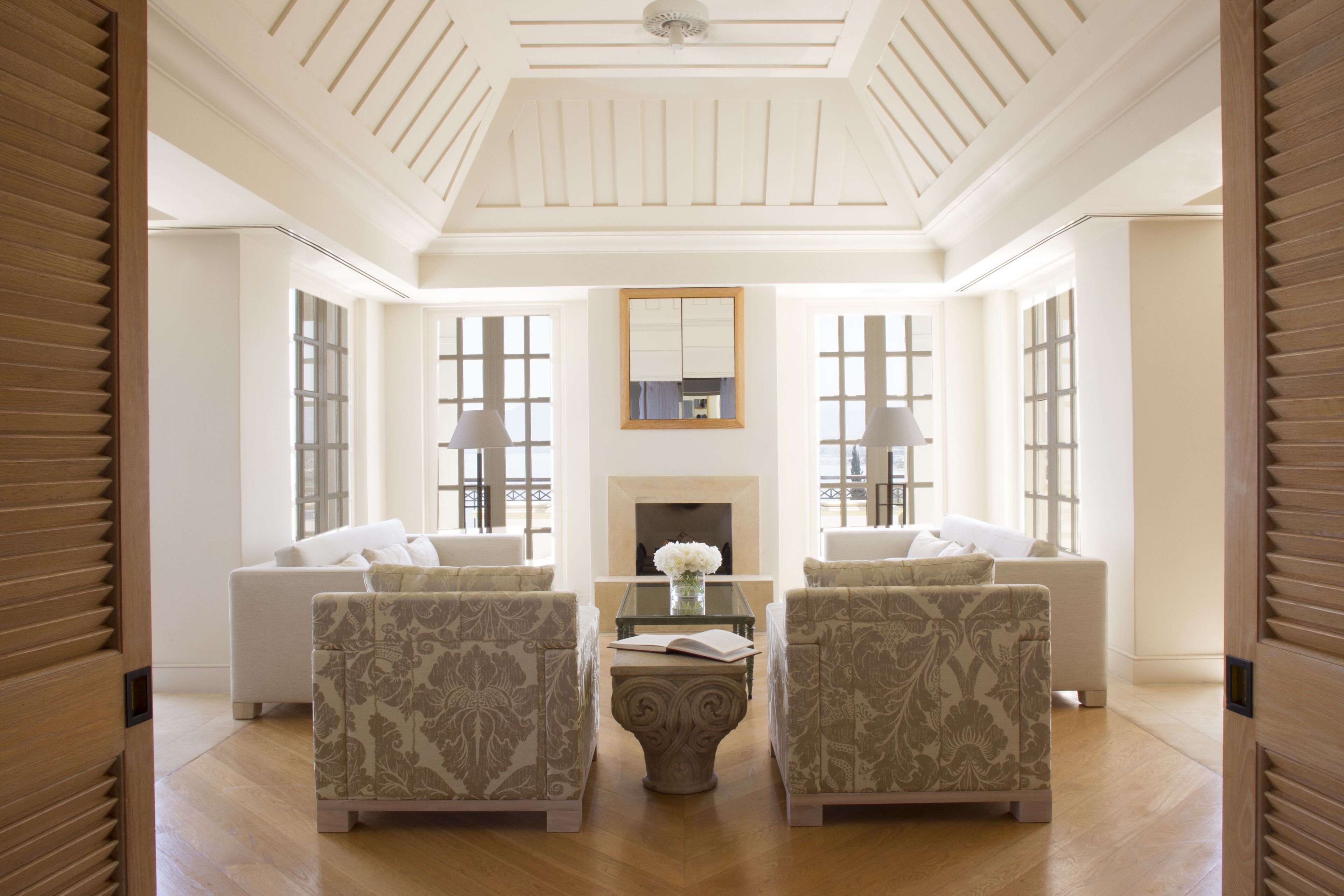 suite (adonis/aphrodite) | living area | 43-inch smart tv with satellite channels, netflix, streaming services