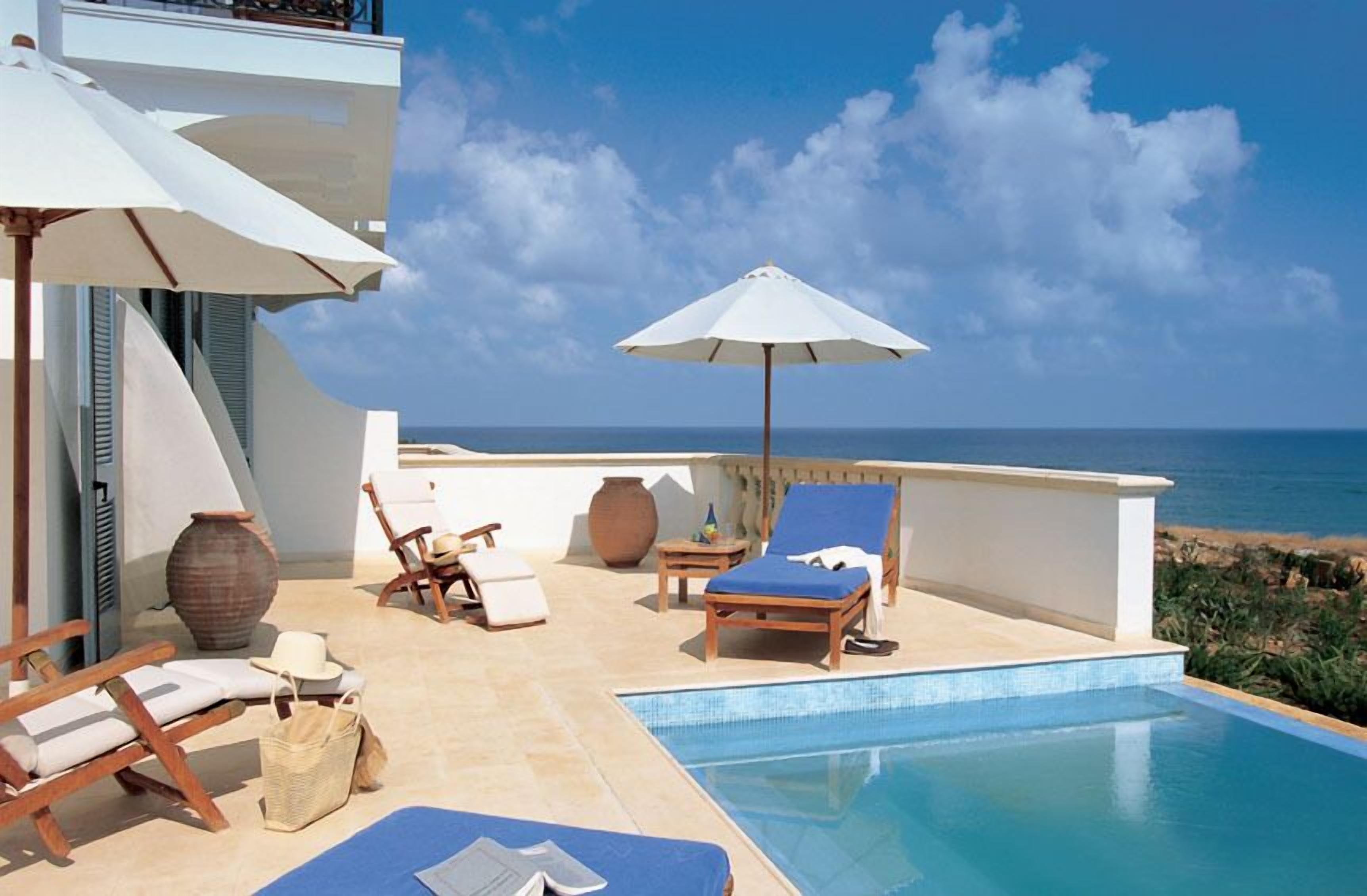 garden studio suite with private pool | view from room