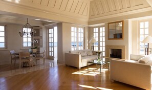 Suite (Adonis/Aphrodite) | Living area | 43-inch Smart TV with satellite channels, Netflix, streaming services