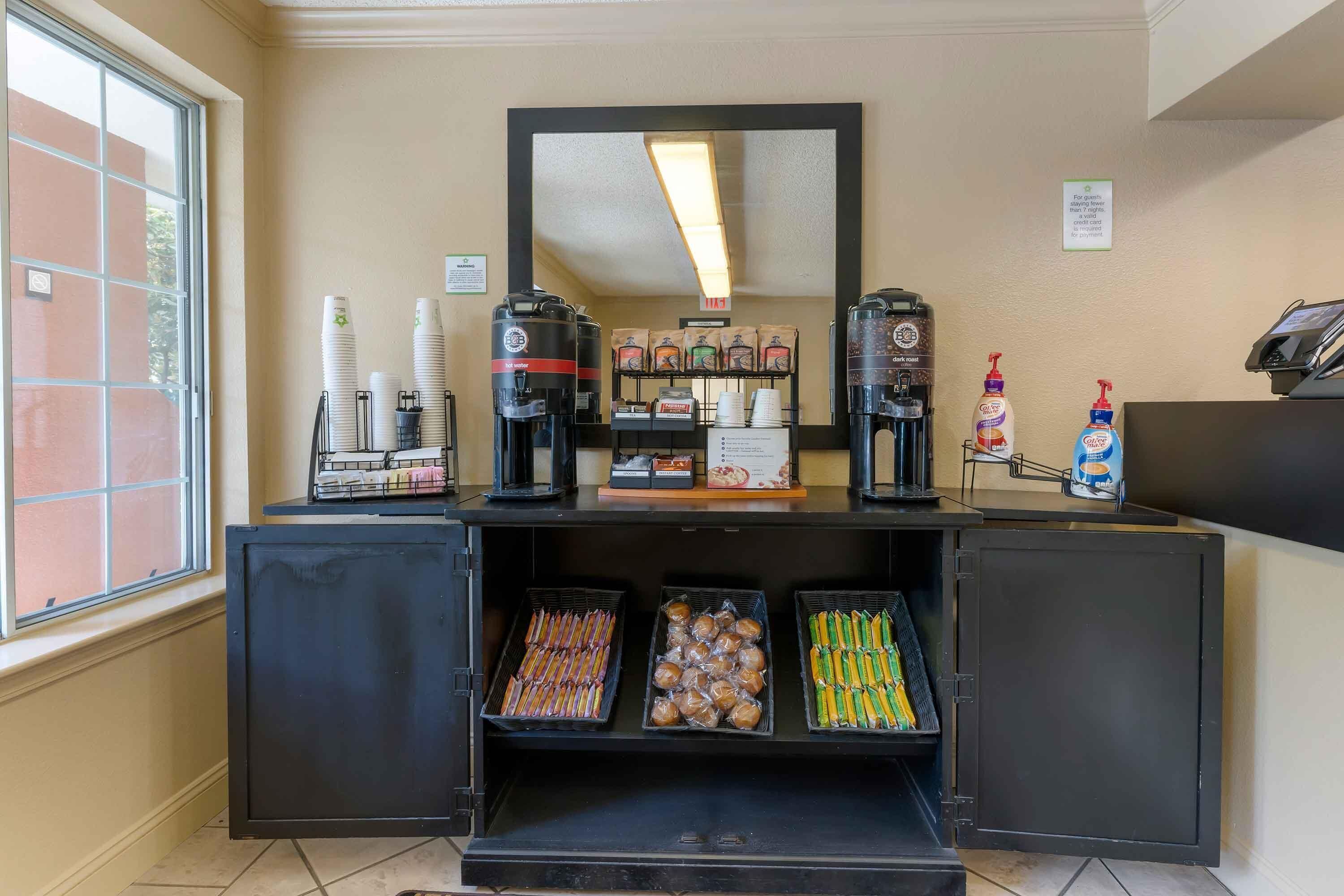 Free daily on-the-go breakfast