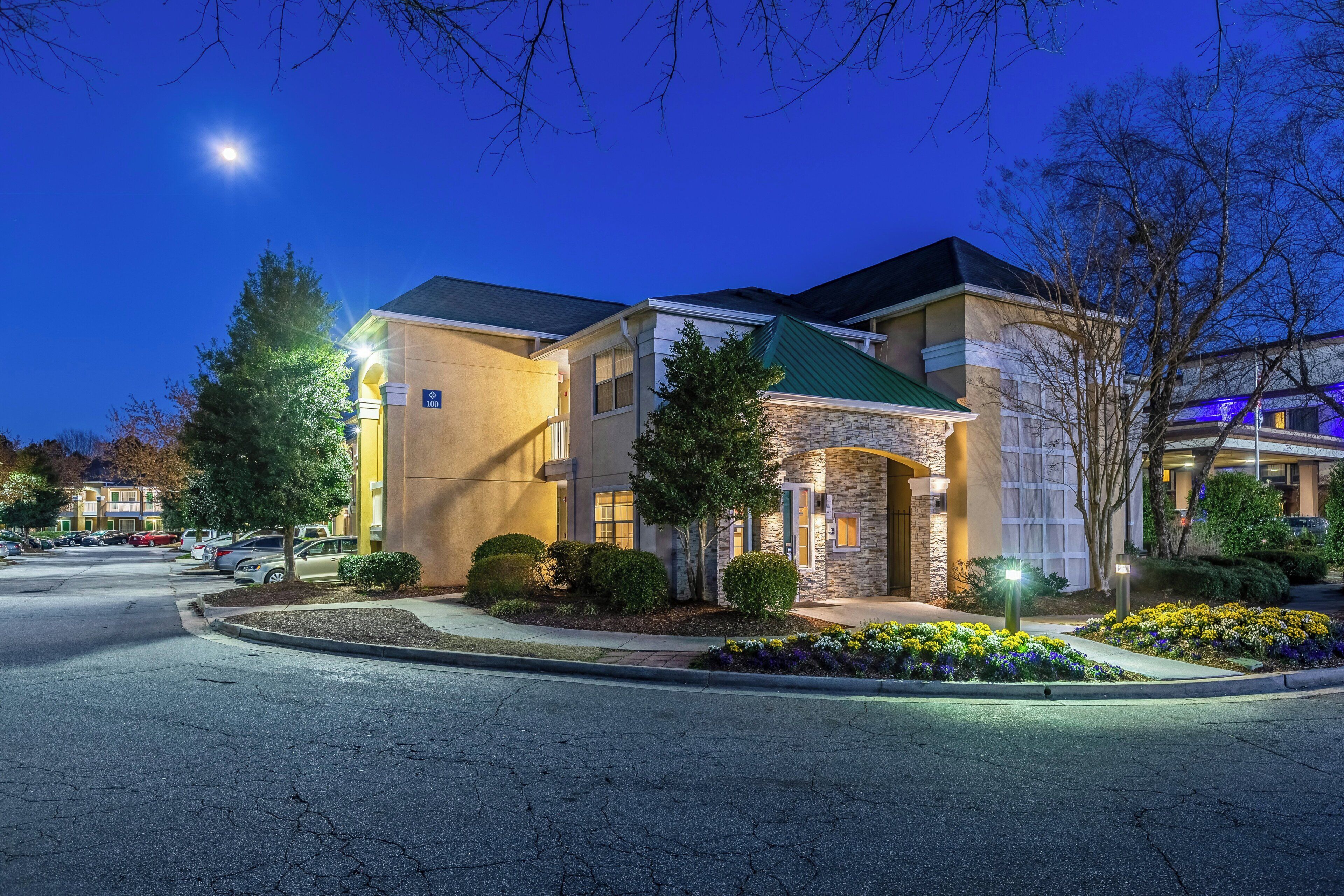 Front of property - evening/night