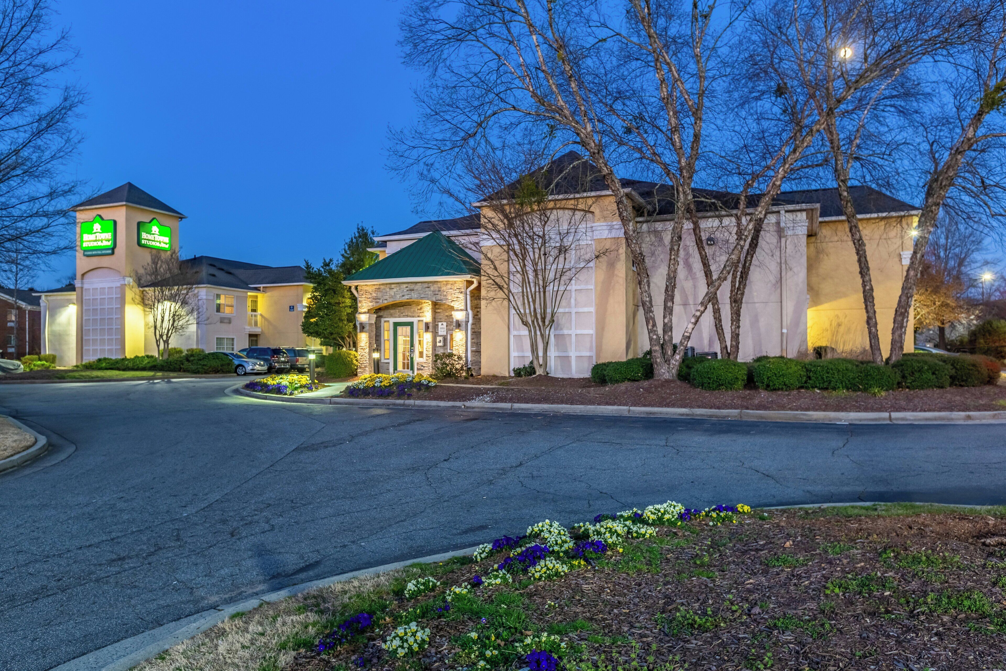 Front of property - evening/night