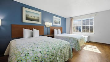 Studio, 2 Queen Beds, Non Smoking | Free WiFi, bed sheets, wheelchair access