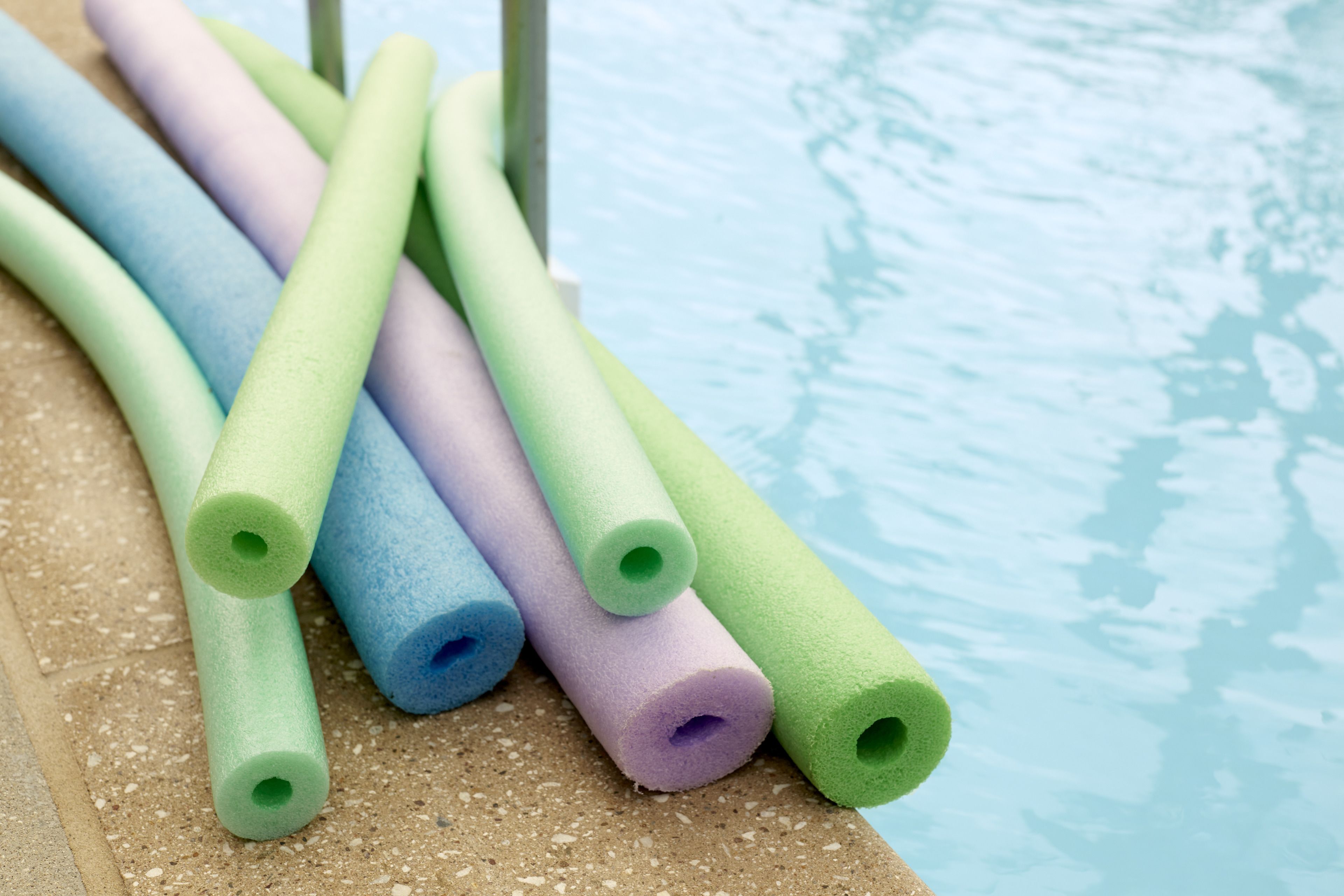 indoor pool, pool loungers