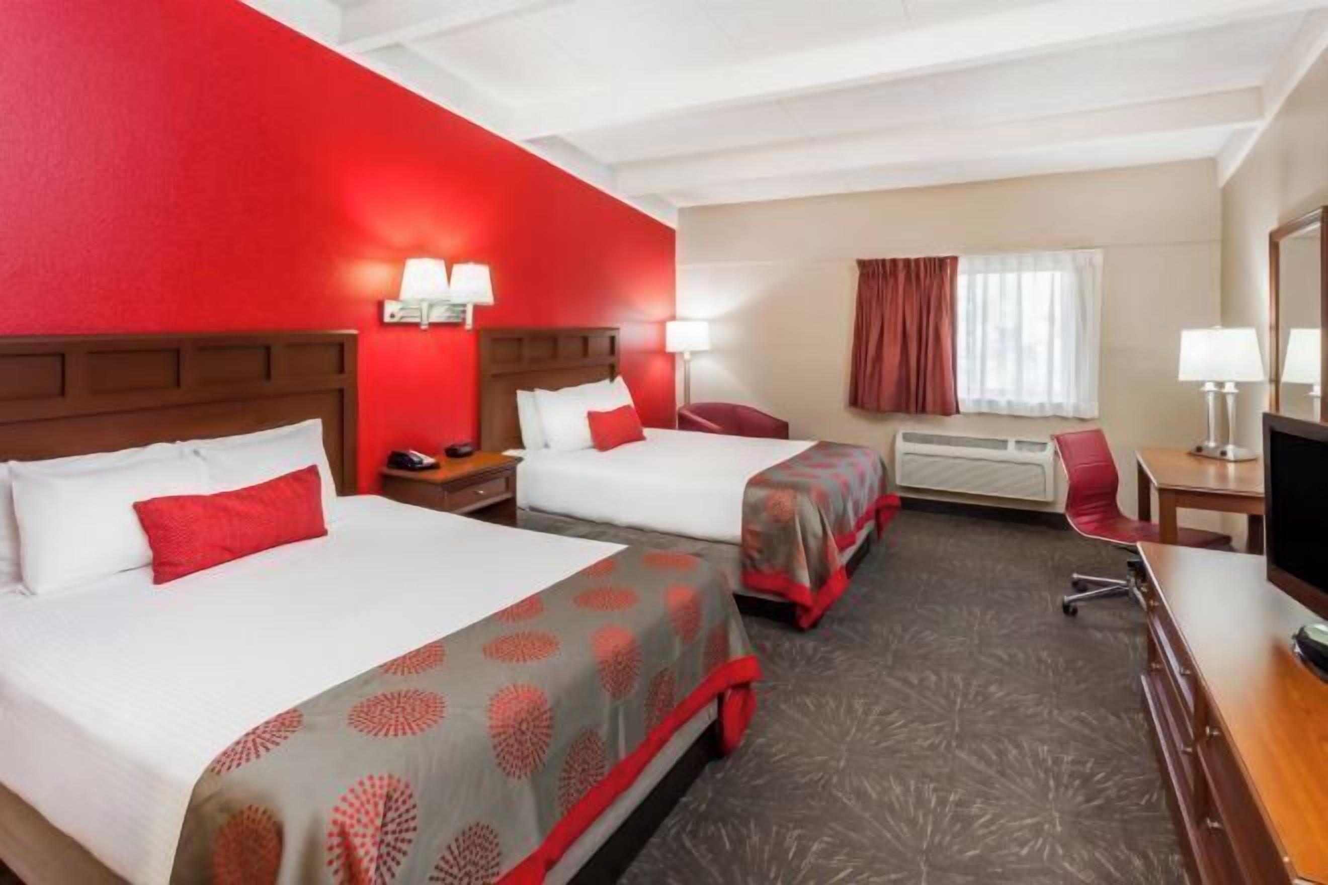 Premium bedding, desk, blackout curtains, iron/ironing board