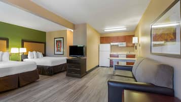 Studio – deluxe, flere senger, ikke-røyk | Skrivebord, wi-fi (inkludert) og sengetøy