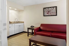 Desk, blackout drapes, iron/ironing board, free WiFi