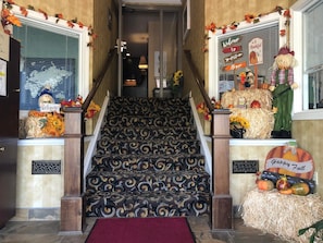 Interior entrance
