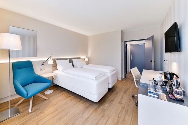 Standard Double or Twin Room | Pillowtop beds, in-room safe, desk, soundproofing