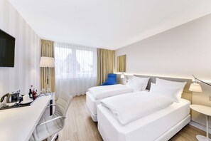 Standard Double or Twin Room | Pillowtop beds, in-room safe, desk, soundproofing