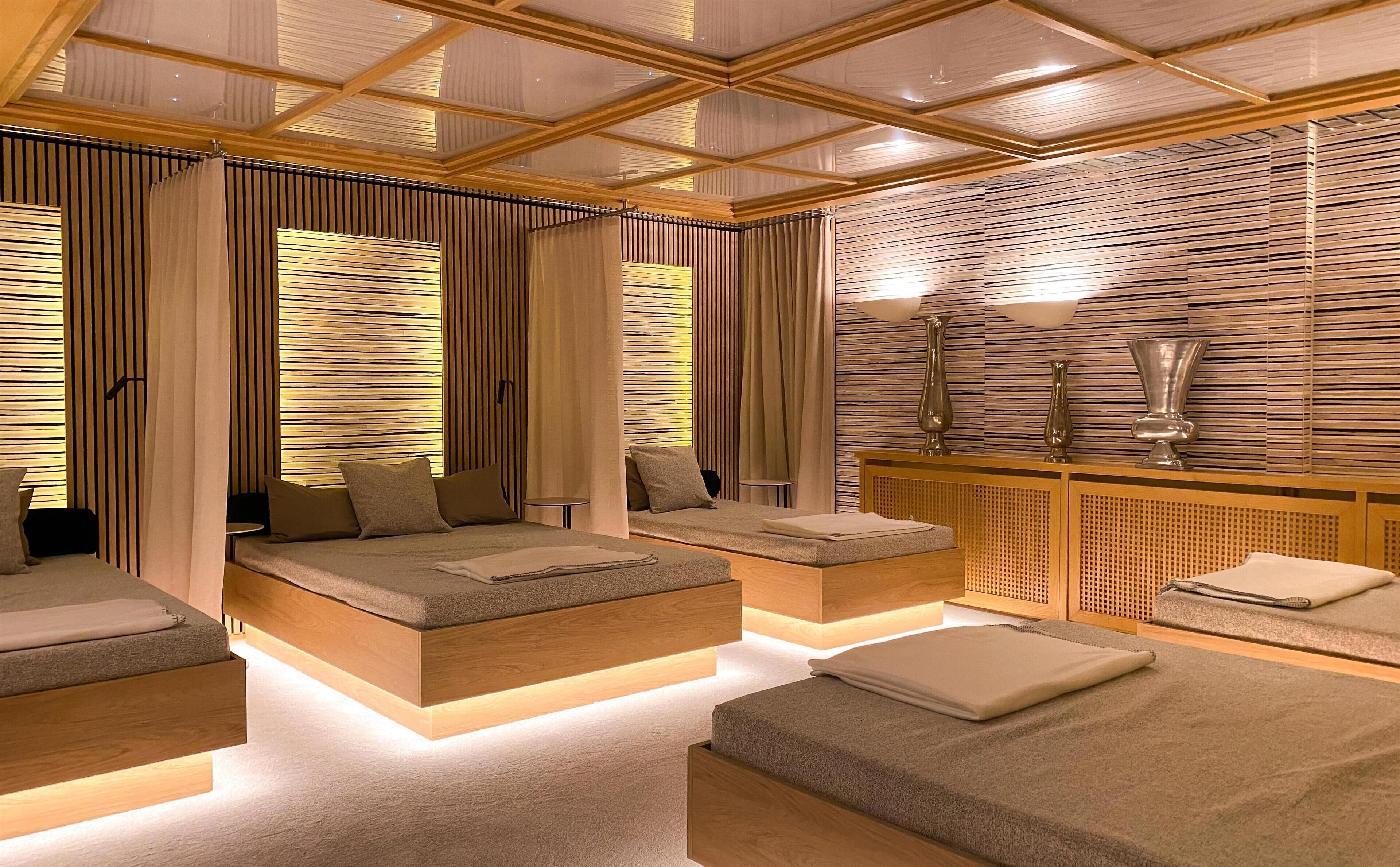 Sauna, steam room, Ayurvedic treatments, massages