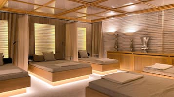 Sauna, steam room, Ayurvedic treatments, massages