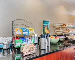 Free buffet breakfast
