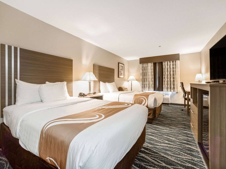 Double Room, 2 Double Beds, Non Smoking | Iron/ironing board, free cribs/infant beds, rollaway beds, free WiFi