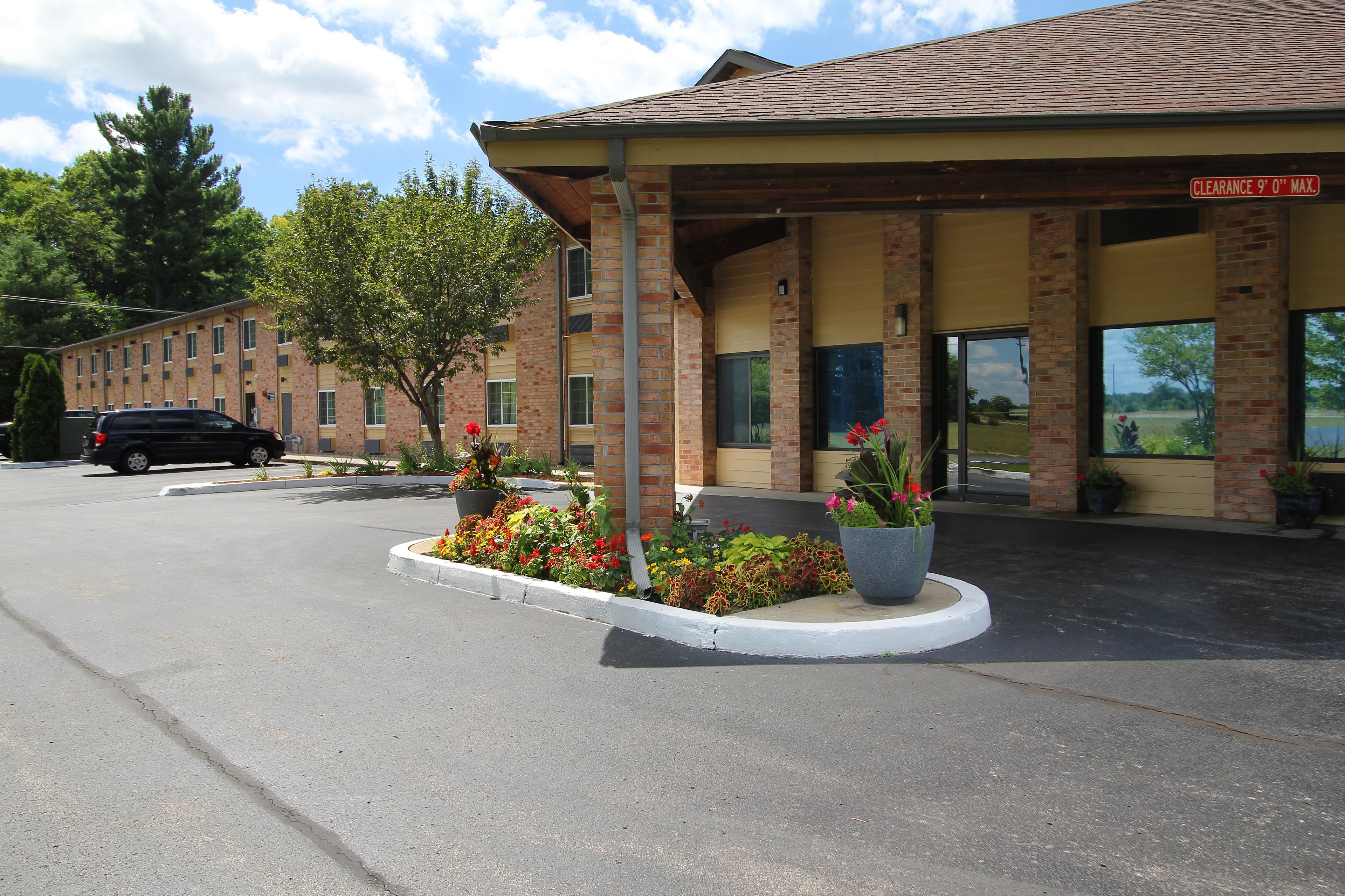 Façade de l’hébergement