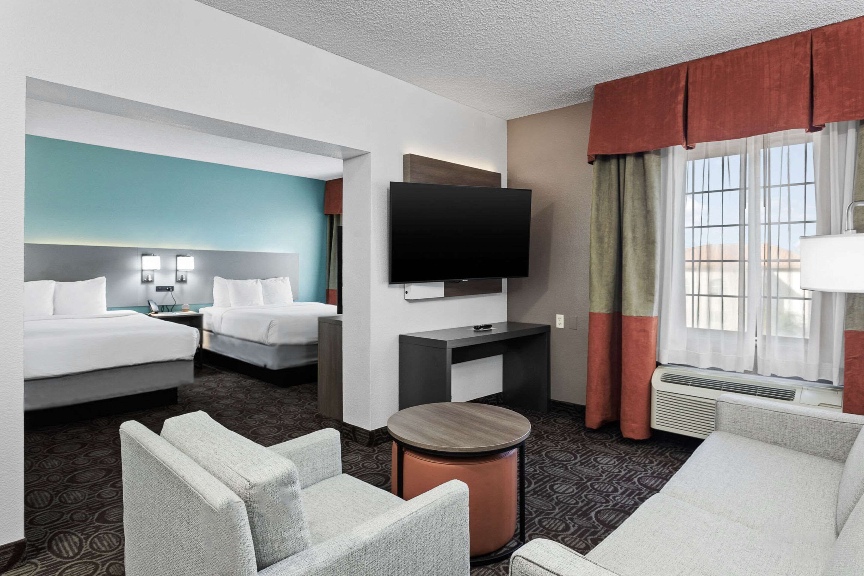 Suite, Multiple Beds, Non Smoking | Premium bedding, pillowtop beds, desk, blackout drapes