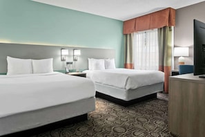 Standard Room, 2 Queen Beds, Non Smoking | Premium bedding, pillow-top beds, desk, blackout curtains
