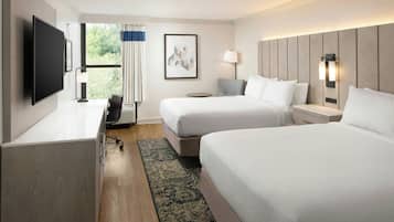 Room, 2 Double Beds | Premium bedding, pillowtop beds, in-room safe, desk