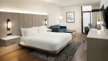 Premium bedding, pillowtop beds, in-room safe, desk