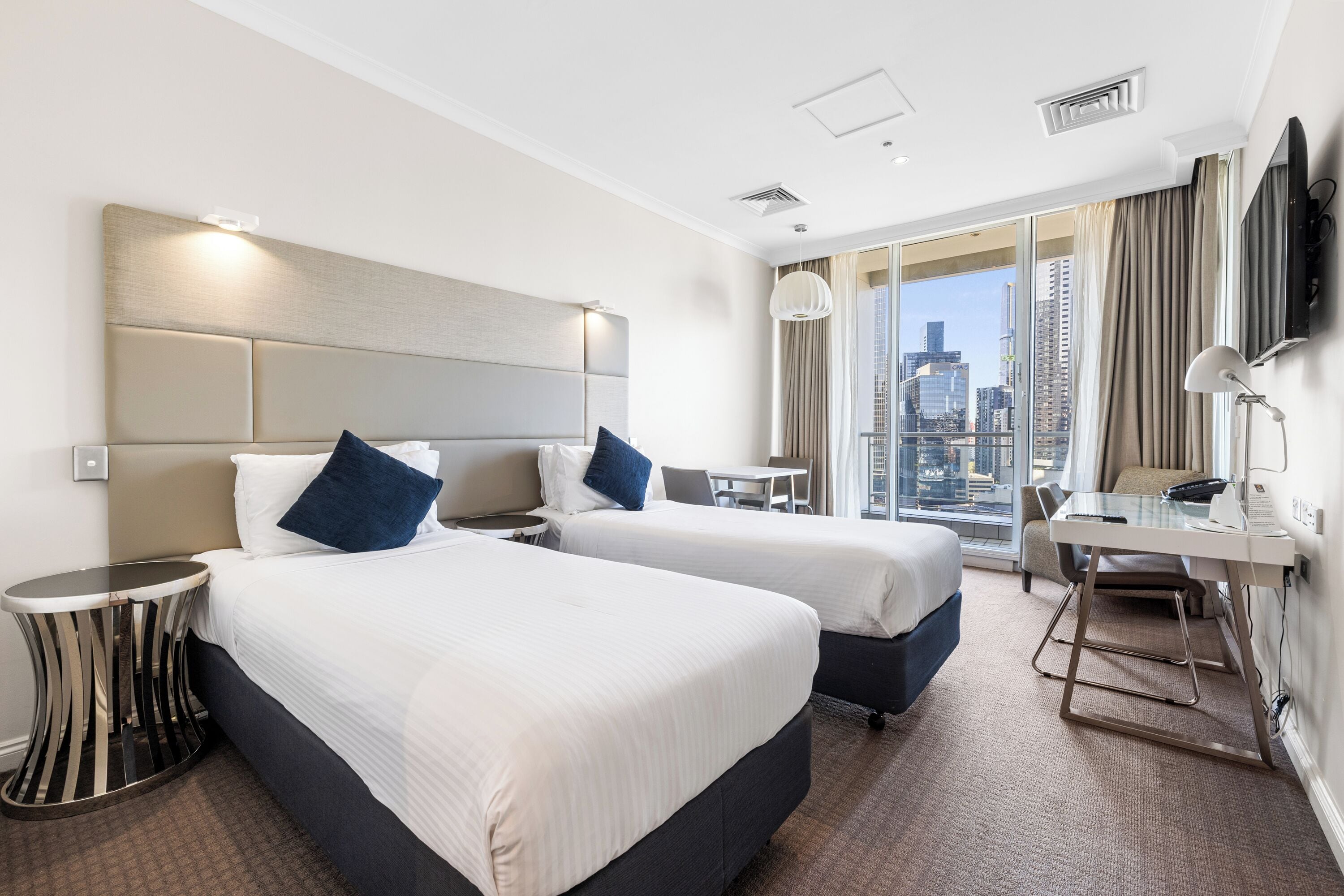 three bedroom river view suite | 1 bedroom, premium bedding, in-room safe, desk