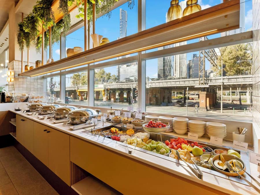 Daily buffet breakfast (AUD 38.00 per person)