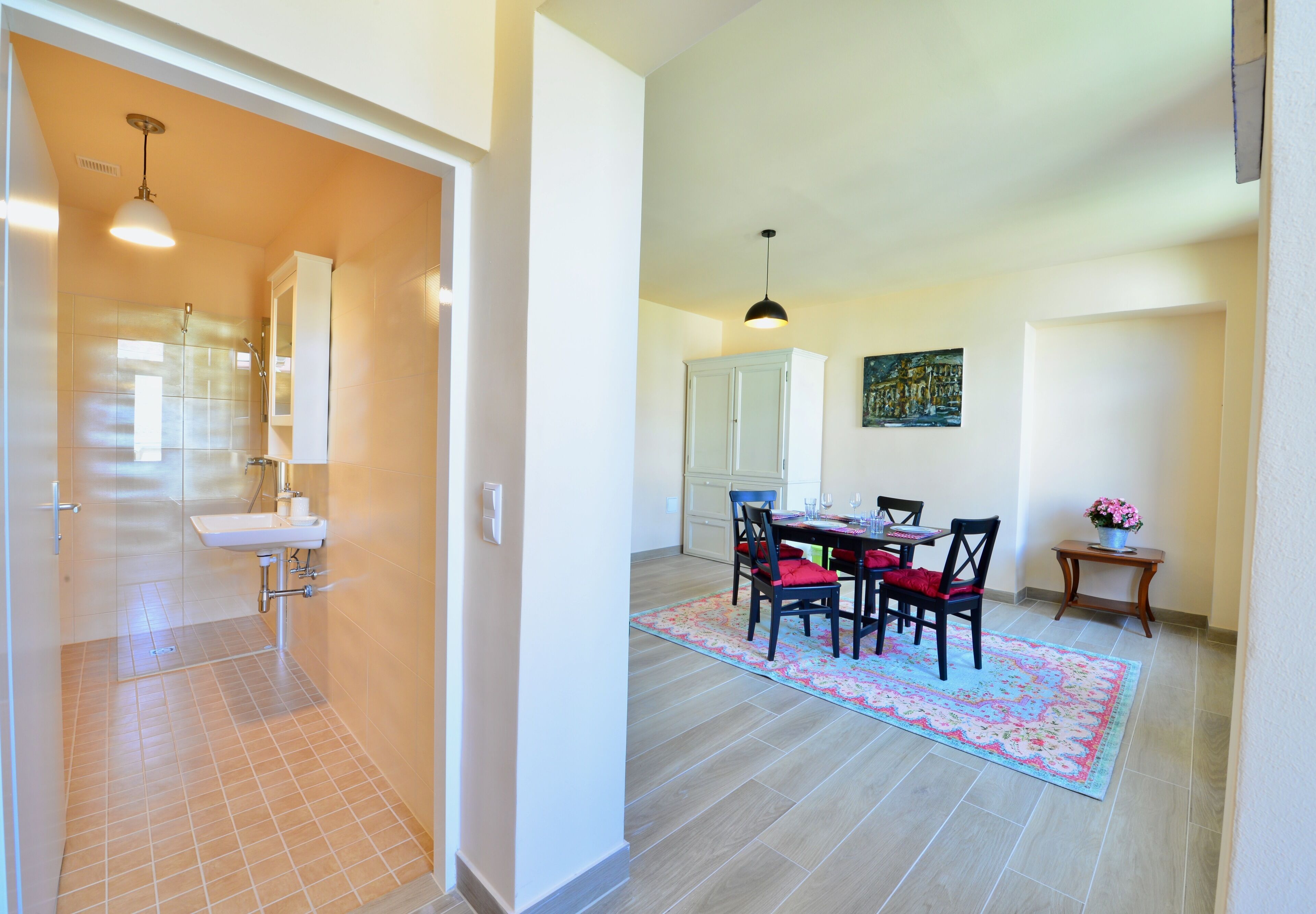 family apartment | living area | tv