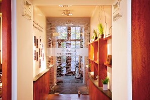 Interior entrance