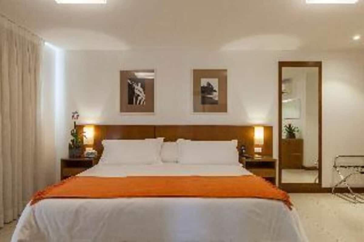 Hypo-allergenic bedding, down duvets, minibar, in-room safe