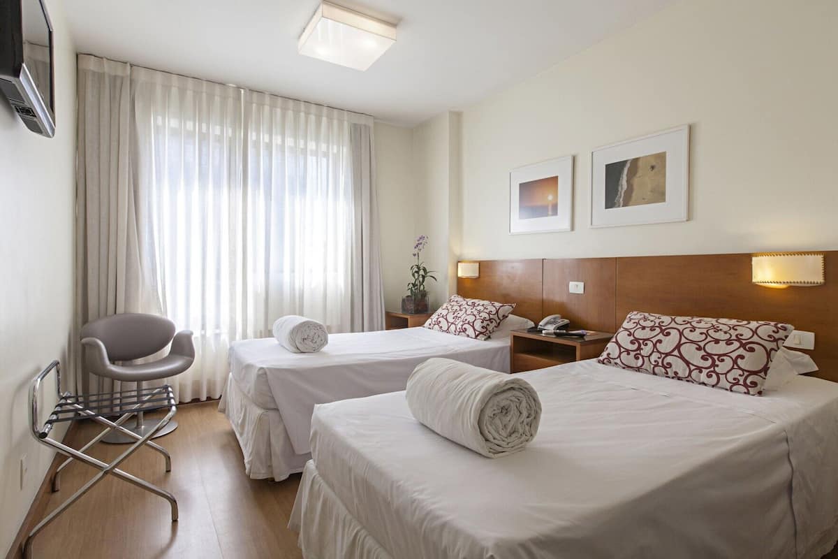 Hypo-allergenic bedding, down duvets, minibar, in-room safe