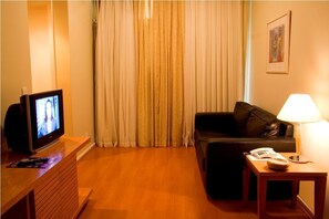 21-inch LCD TV with cable channels, TV