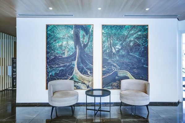 Lobby sitting area