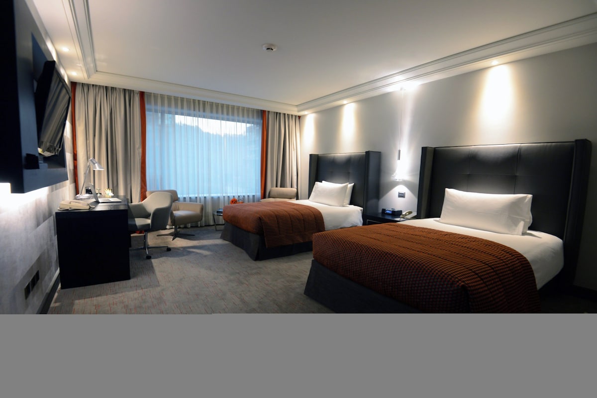 Ropa de cama hipoalergénica y minibar