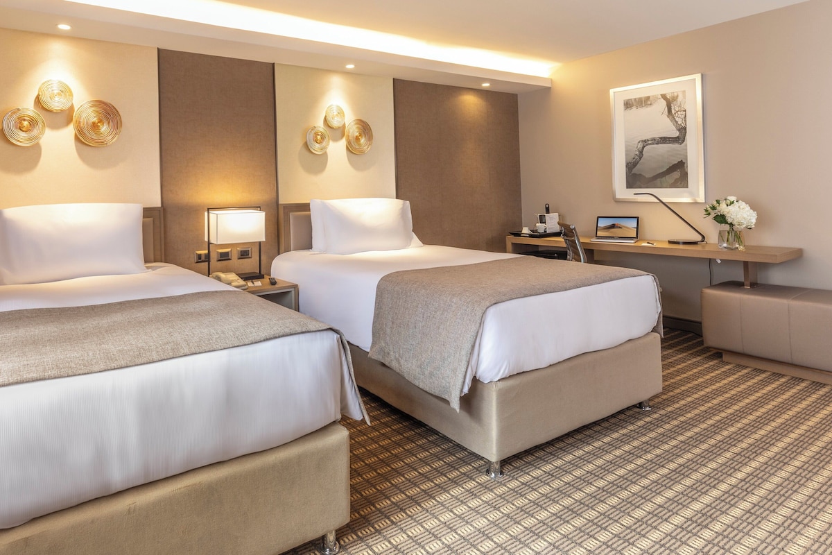 Ropa de cama hipoalergénica y minibar