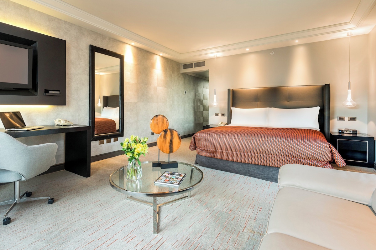 Ropa de cama hipoalergénica y minibar