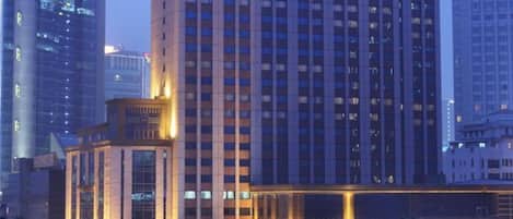 Front of property - evening/night